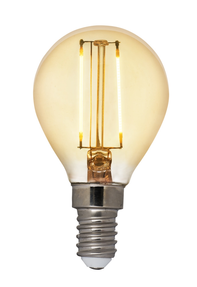 Klotlampa amber 4,5W E14