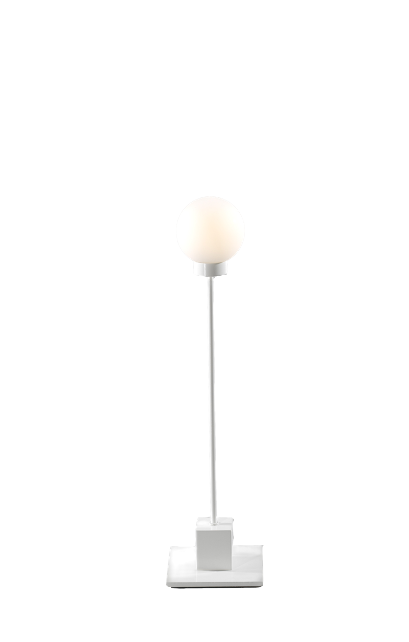 Snowball bordslampa vit