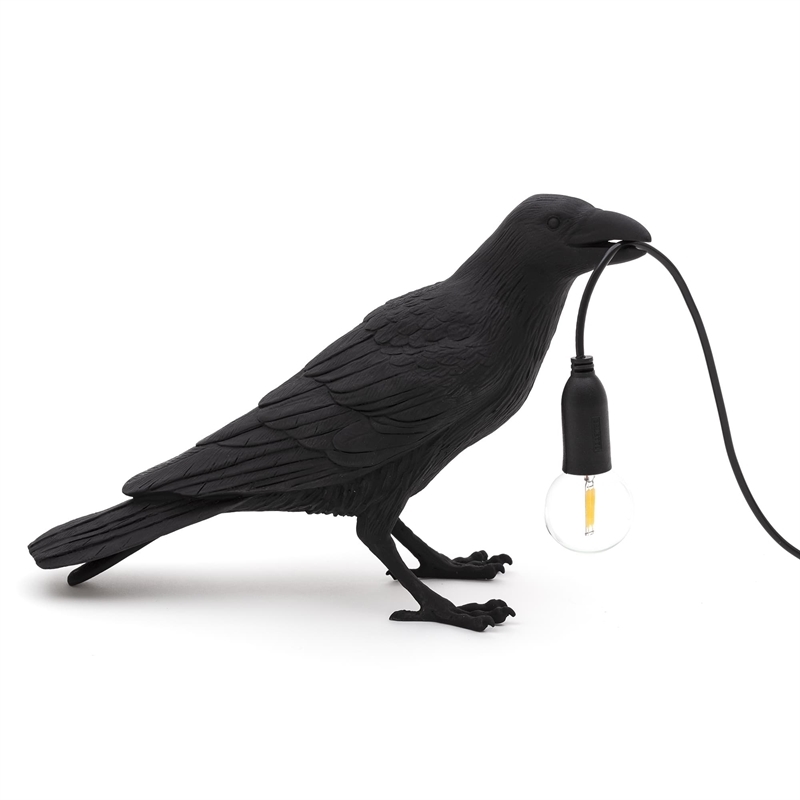 Bird Waiting bordslampa svart