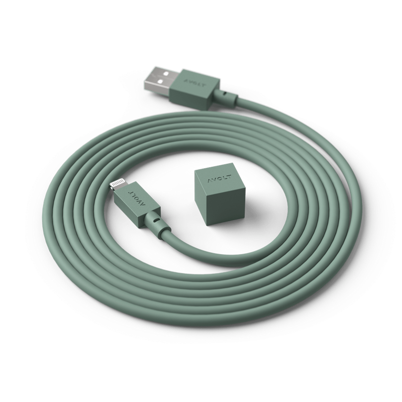Cable 1 USB-A Oak Green