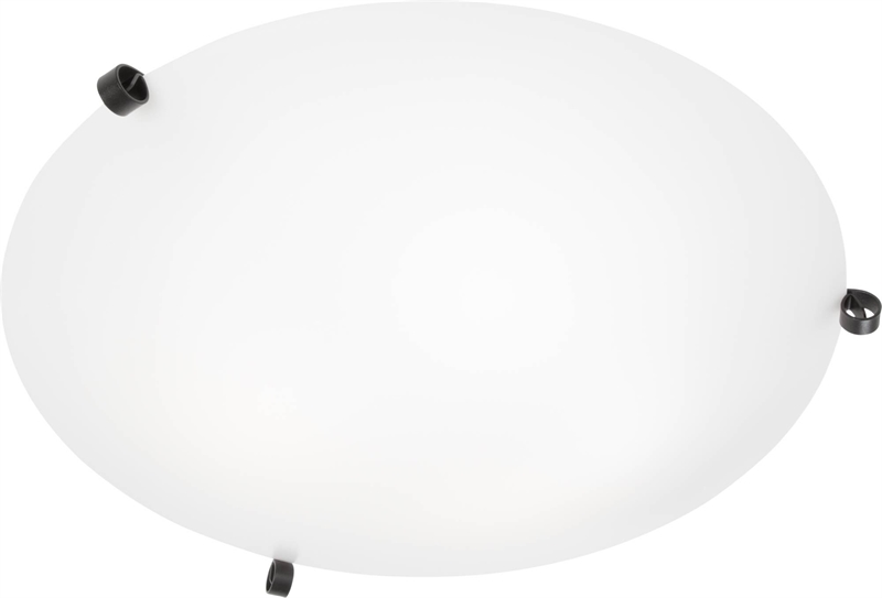 Ögla plafond 45cm svart