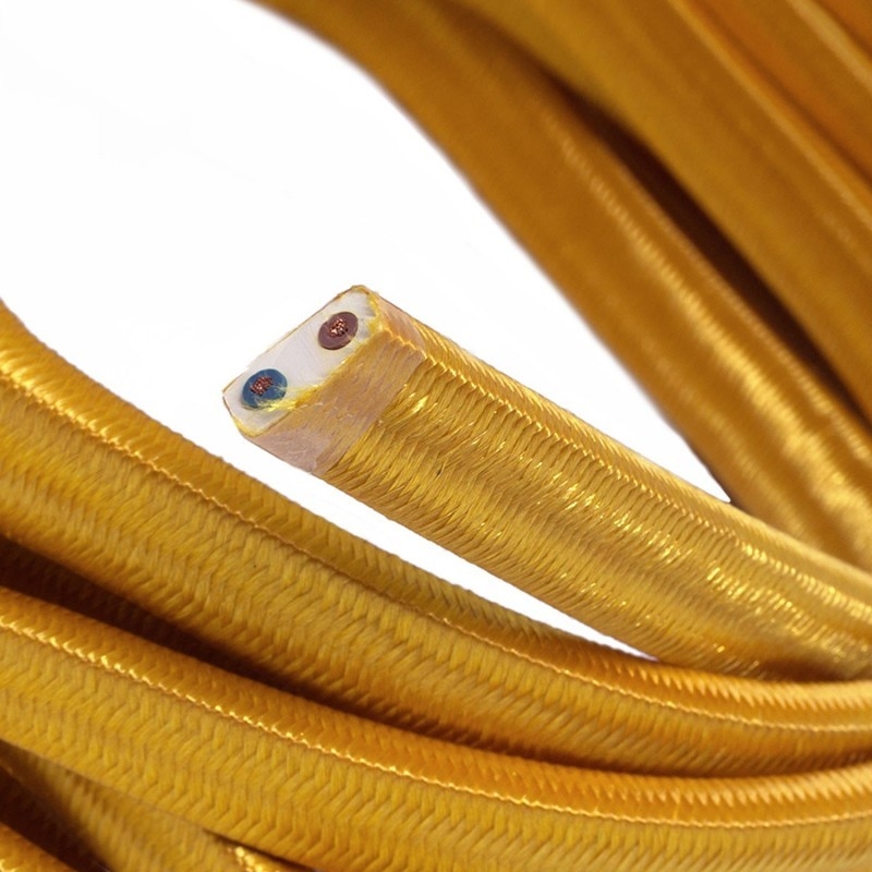 Textilkabel guldfärg för Filé System 