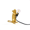 Step gold bordslampa USB