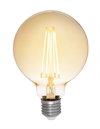 Globlampa 95mm LED amber E27