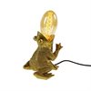 Froggy bordslampa guldfärgad 