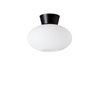 Bullo plafond 27cm. Svart/Opal