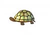 Sköldpadda bordslampa grön
