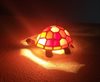 Sköldpadda bordslampa gul/röd